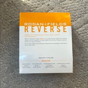 Rodan + Fields Reverse Brightening Skincare Set - Orange